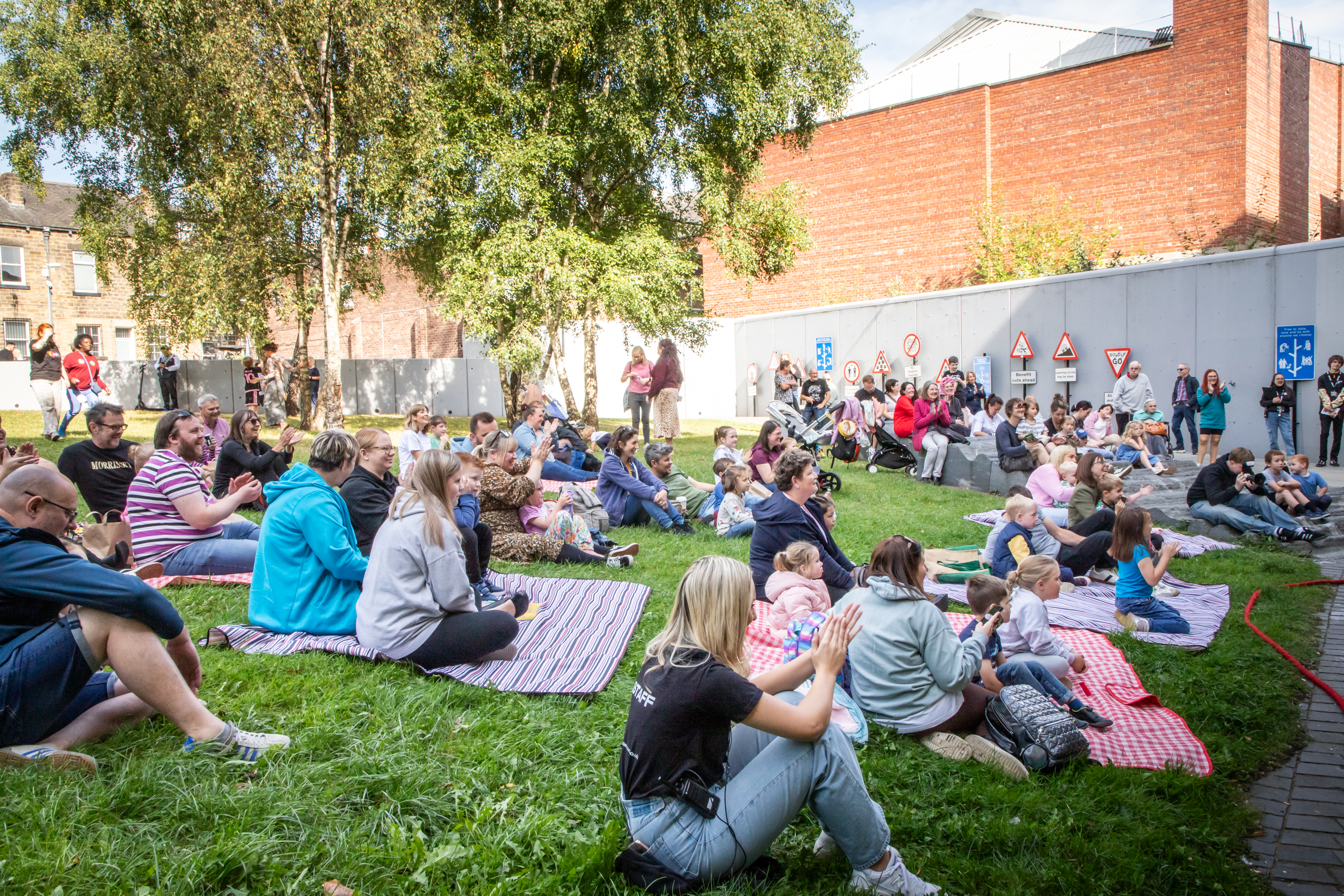 A large number of people