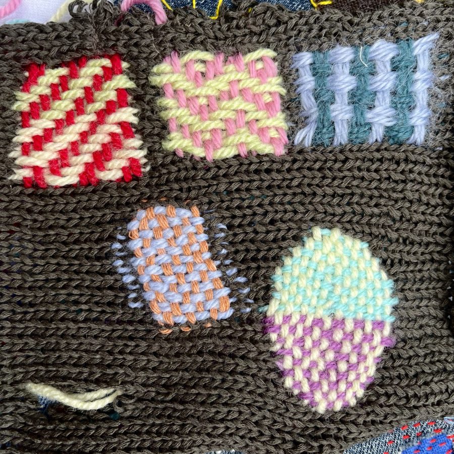 Threads of Freedom:   Make do and mend - darning