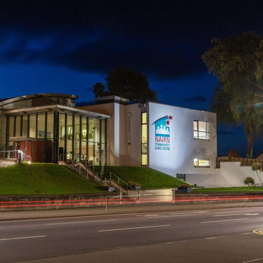 Picture of the Nairn Arts Centre at night
