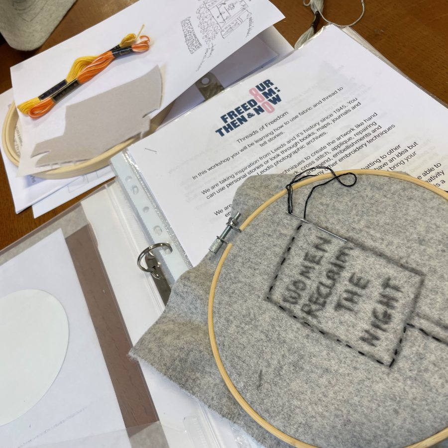 Threads of Freedom:   The Leeds Tapestry