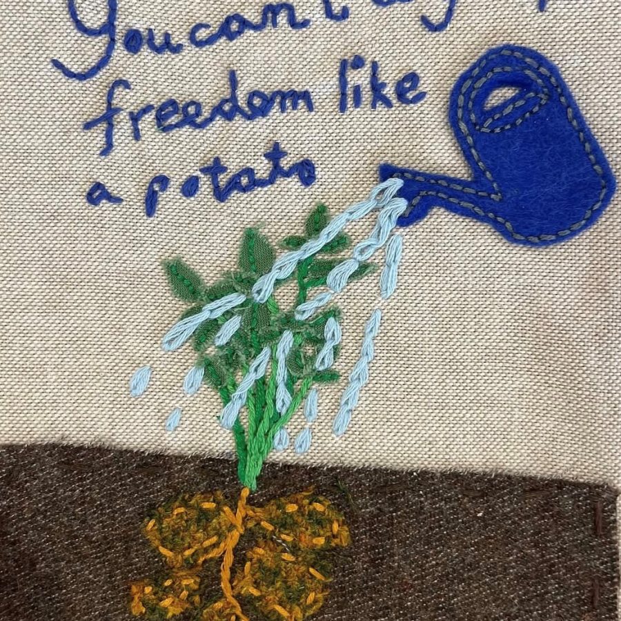 Threads of Freedom:  Storytelling with Fabric  and Thread