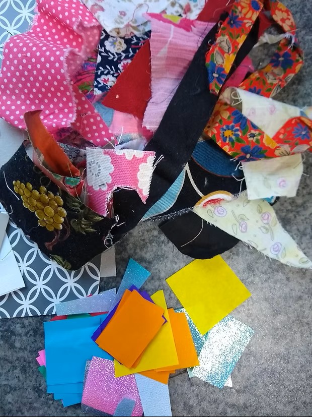 A variety of art and craft products for use in art journalling