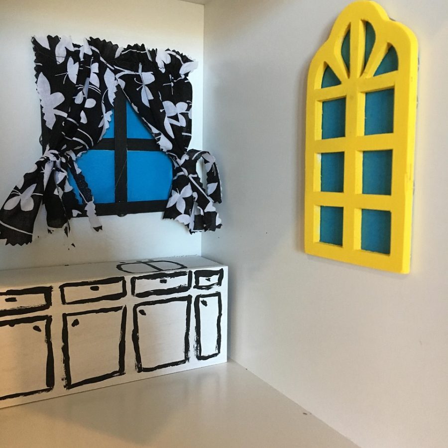 Picture of a crafted doll house interior