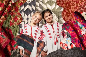 Two Ukrainian girls at Lawrence Batley