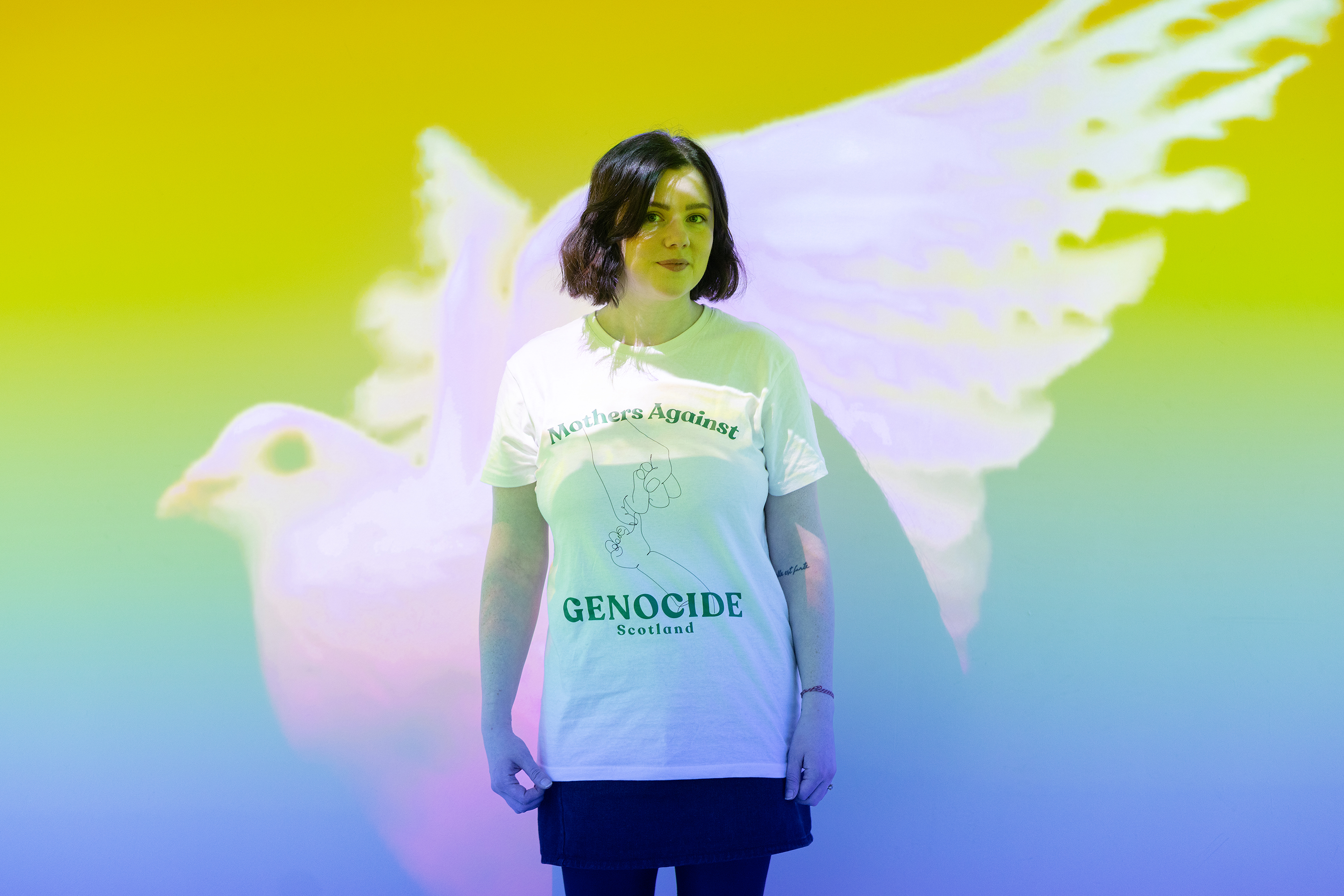 Image by Anneleen Lindsay with Mothers Against Genocide and Motherwell Library, North Lanarkshire.